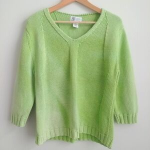 Cotton Country Parkhurst made in Canada 100% cotton heavy apple green sw…